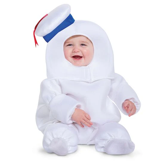 Toddlers Ghostbusters Mini Stay Puft Marshmallow Costume - Image 3