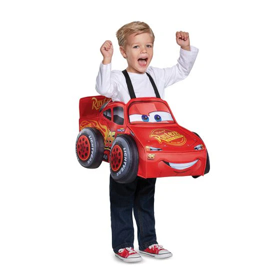Toddlers/Kids Disney Pixar's Cars Lightning McQueen 3D Ride-In Costume