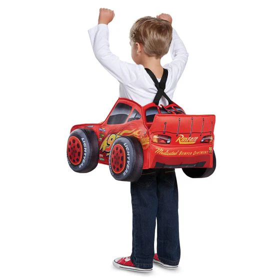Toddlers/Kids Disney Pixar's Cars Lightning McQueen 3D Ride-In Costume - Image 5