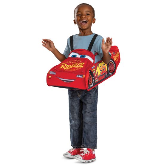 Toddlers/Kids Disney Pixar's Cars Lightning McQueen Ride-In Pop Out Costume - Image 2