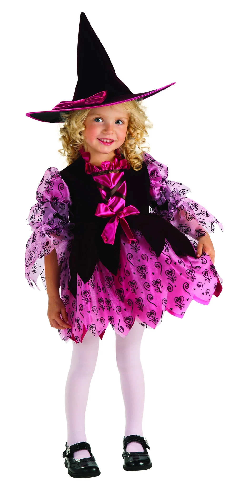 Toddlers Pink Witch Costume