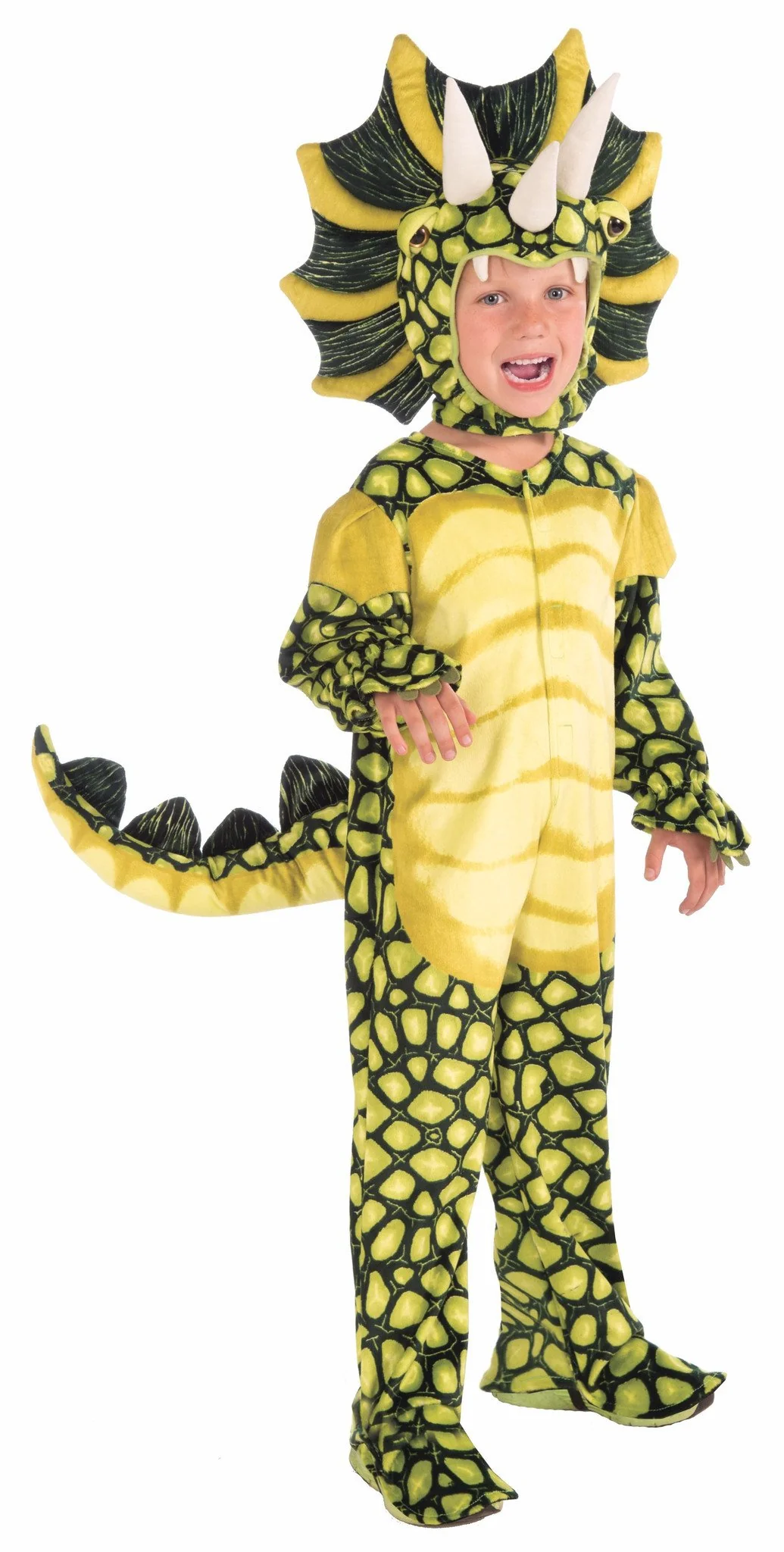 Toddlers Plush Triceratops Costume