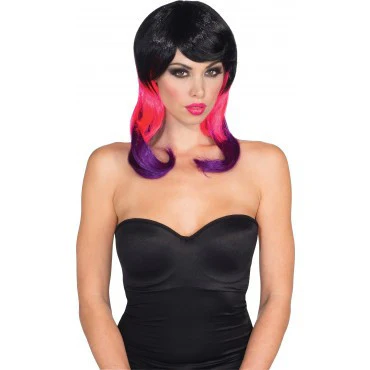 Tri Color Wig - Various Colors - Image 2