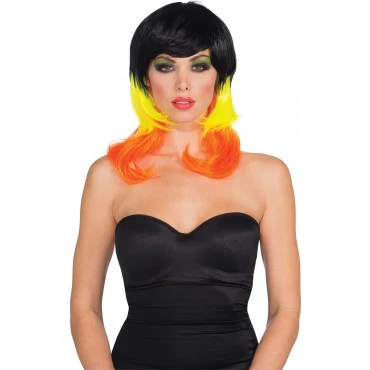 Tri Color Wig - Various Colors - Image 3