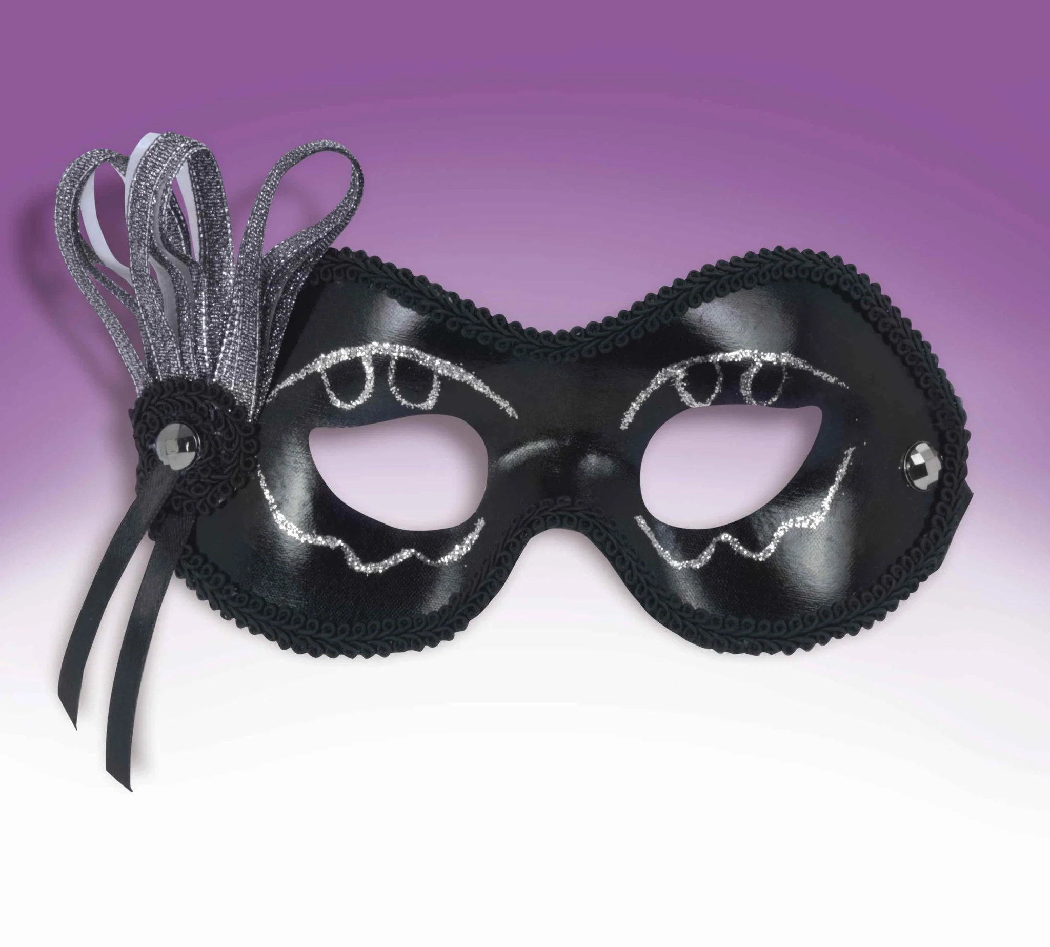 Value Priced Costume Eyemasks Black