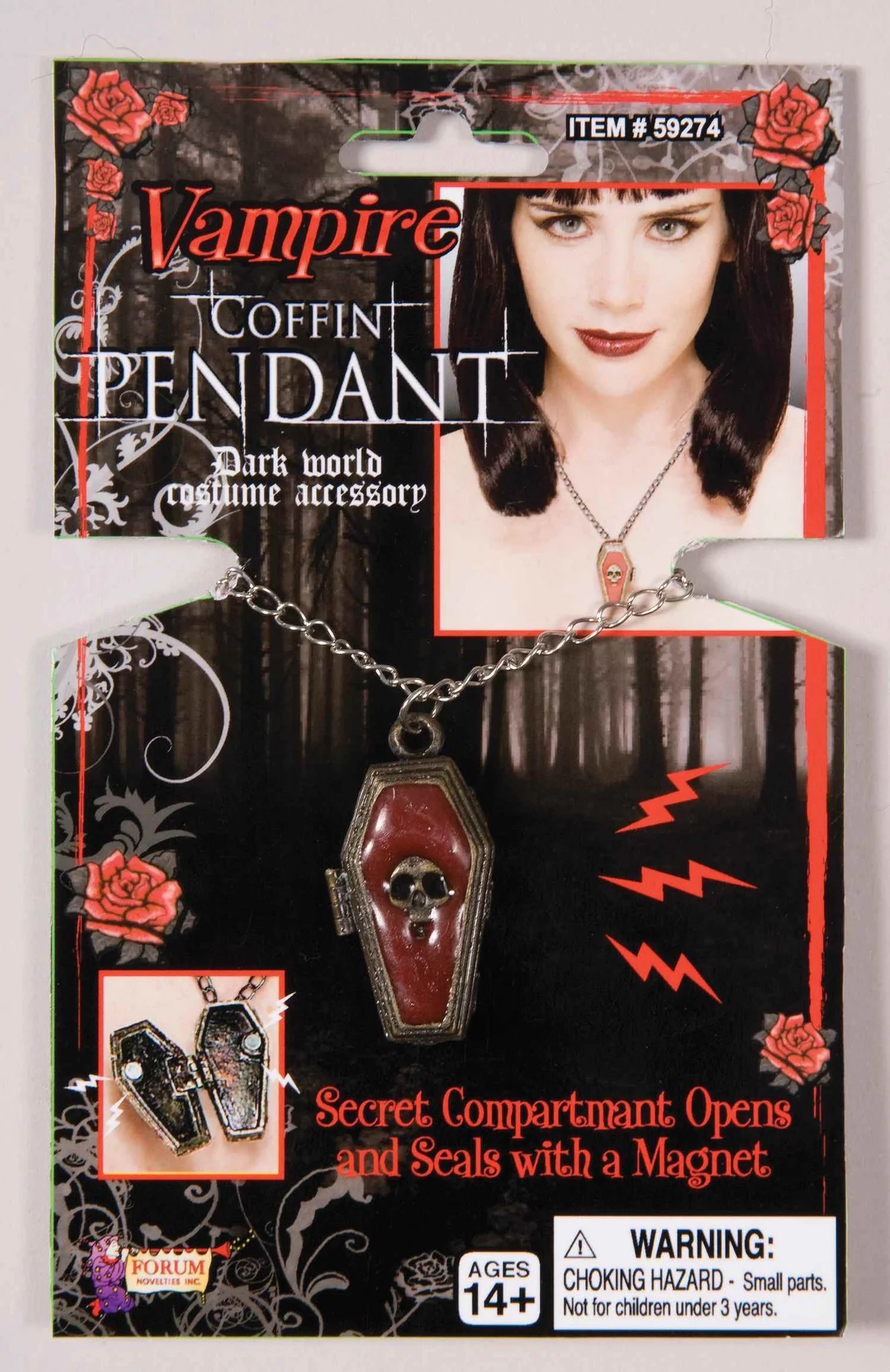Vampire Coffin Pendant