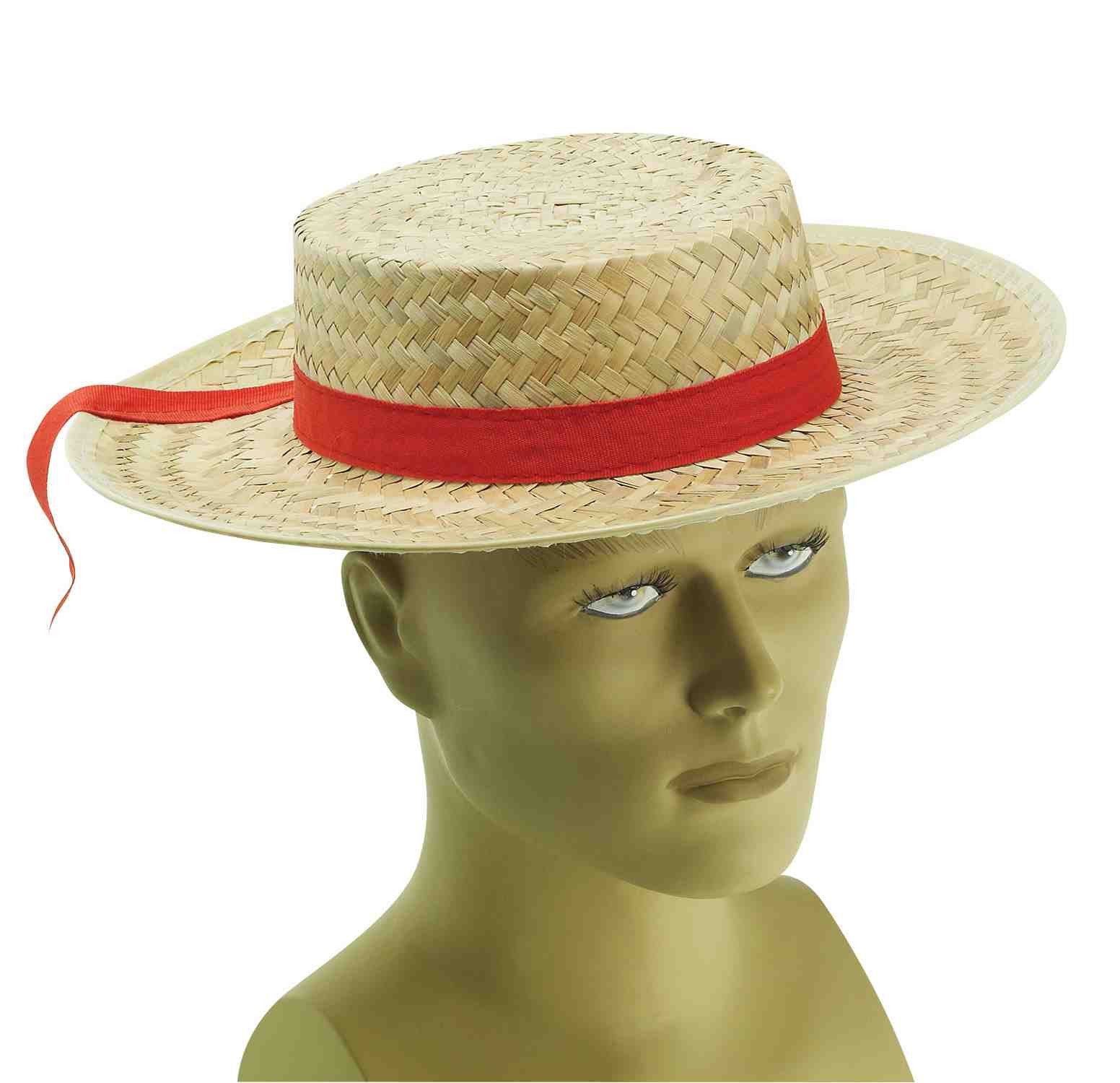 Venetian Gondolier's Hat Straw