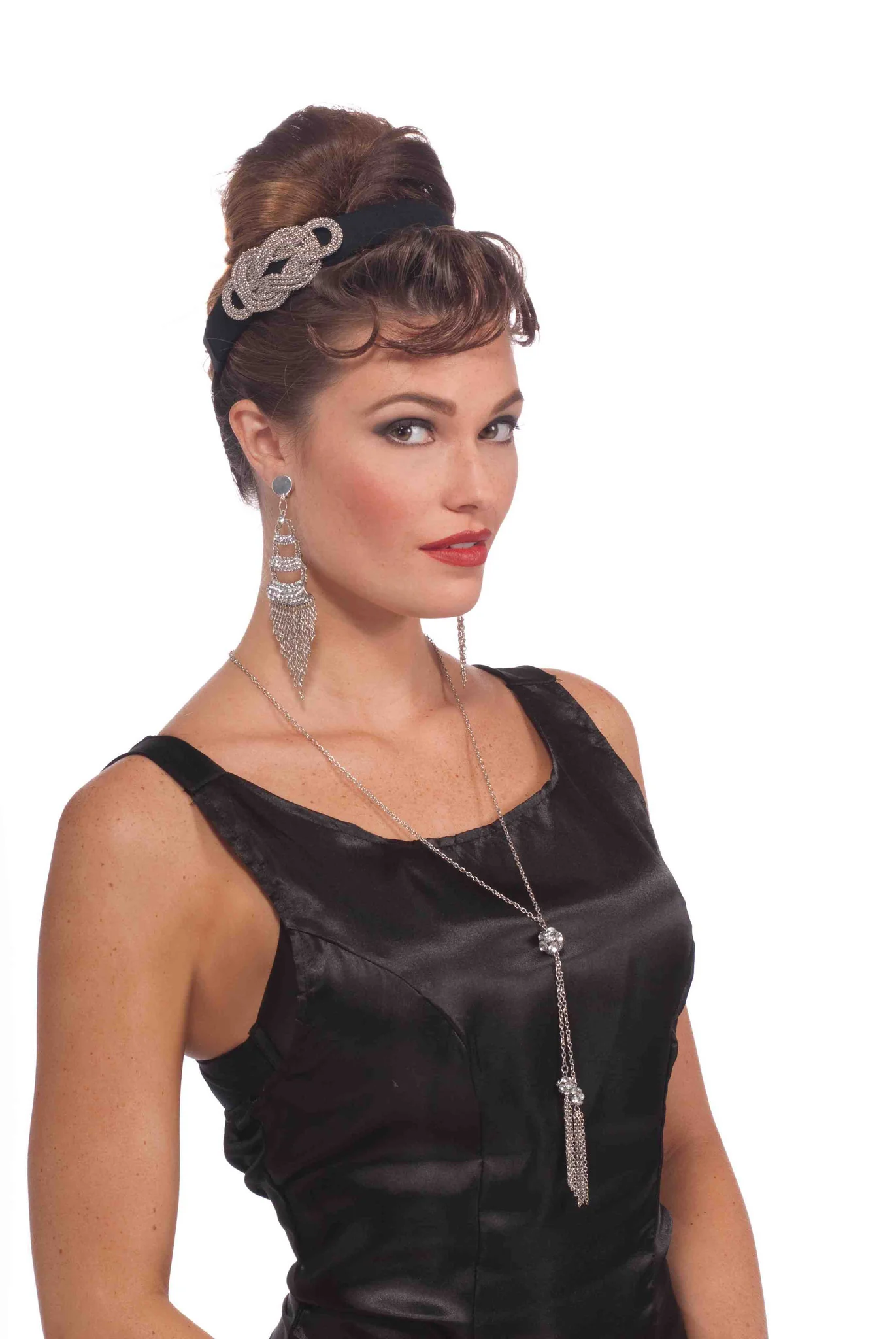 Vint.Hol.Headband W/Silvr Rope
