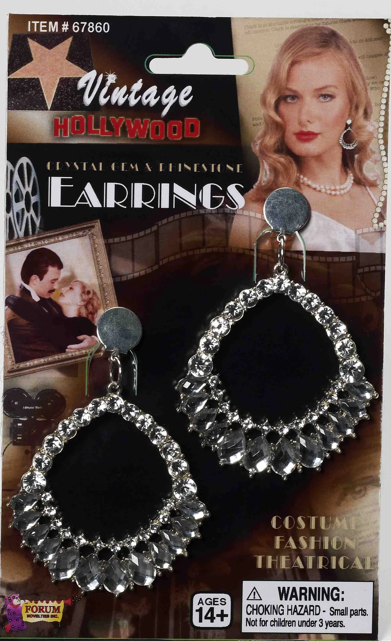 Vint.Hol.Rhine/Crystal Earring