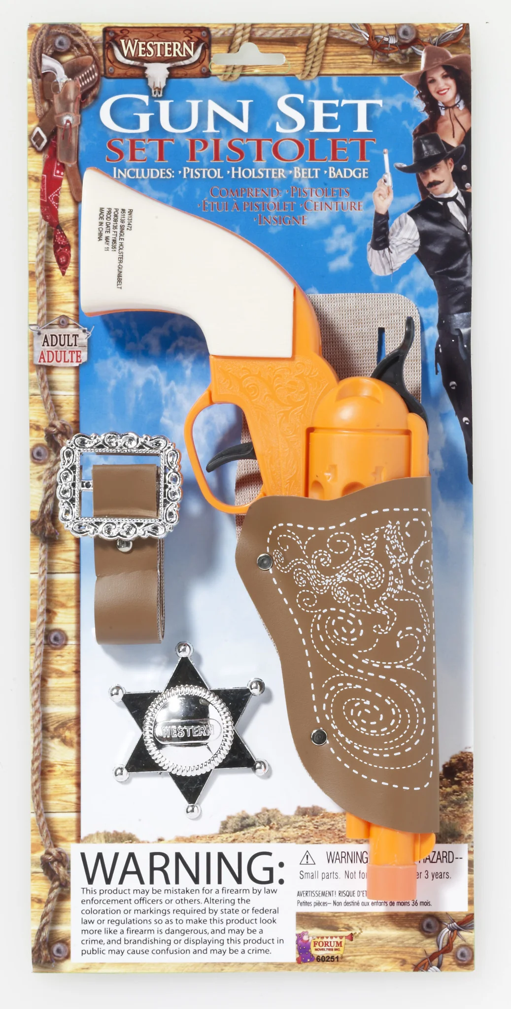 Vinyl Cowboy Holster & Gun Set