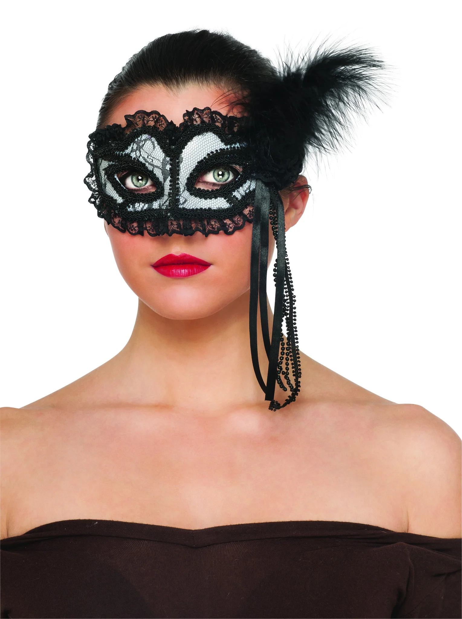 White Lace Mask