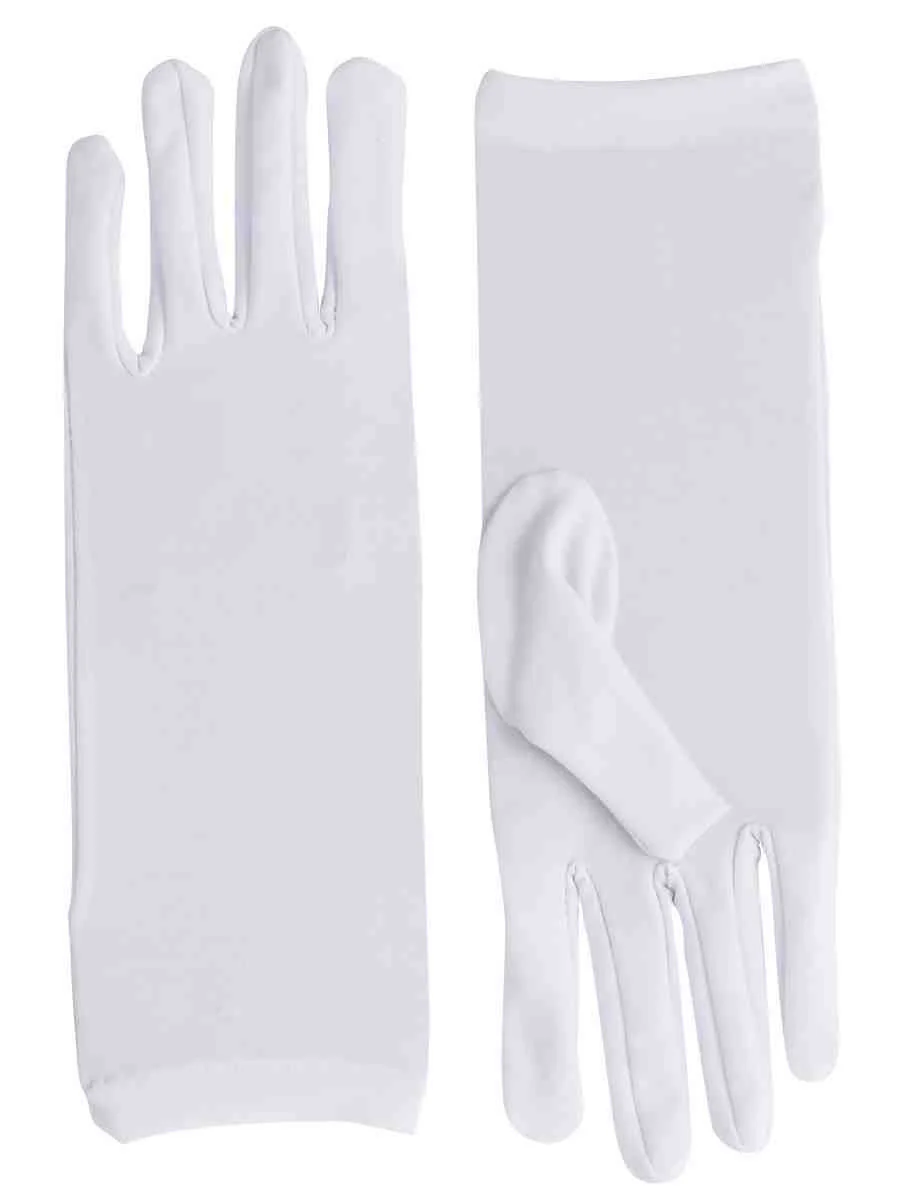 White Short Dress Gloves