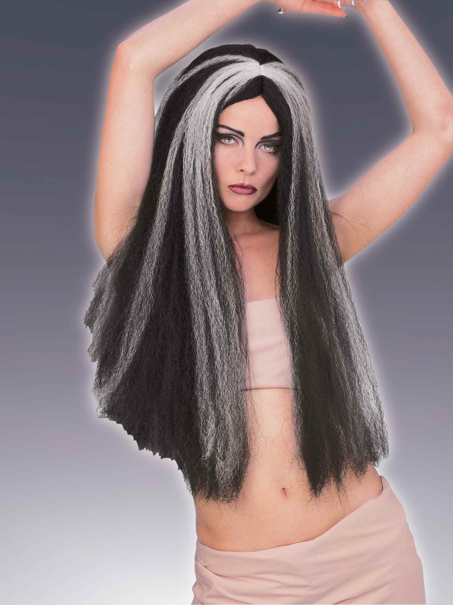 Wig-Extra Long Streaked 30"