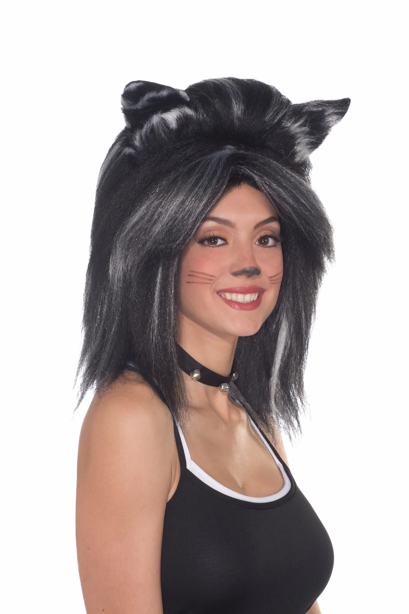 Wig-Feline Fantasy-Black/White