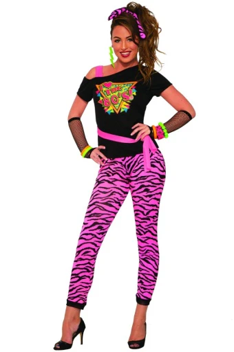 Womens 80's Wild Child Costume