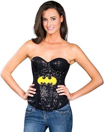 Women's Batman Batgirl Sequin Corset