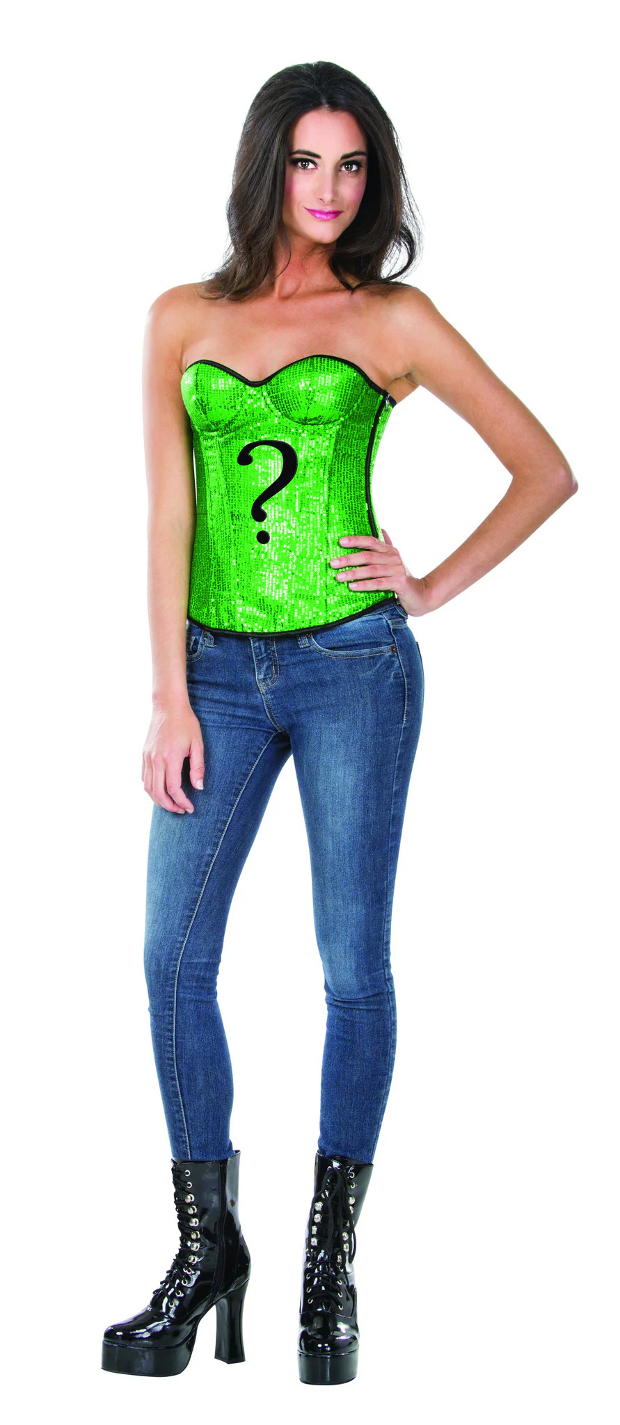 Womens Batman The Riddler Sequin Corset