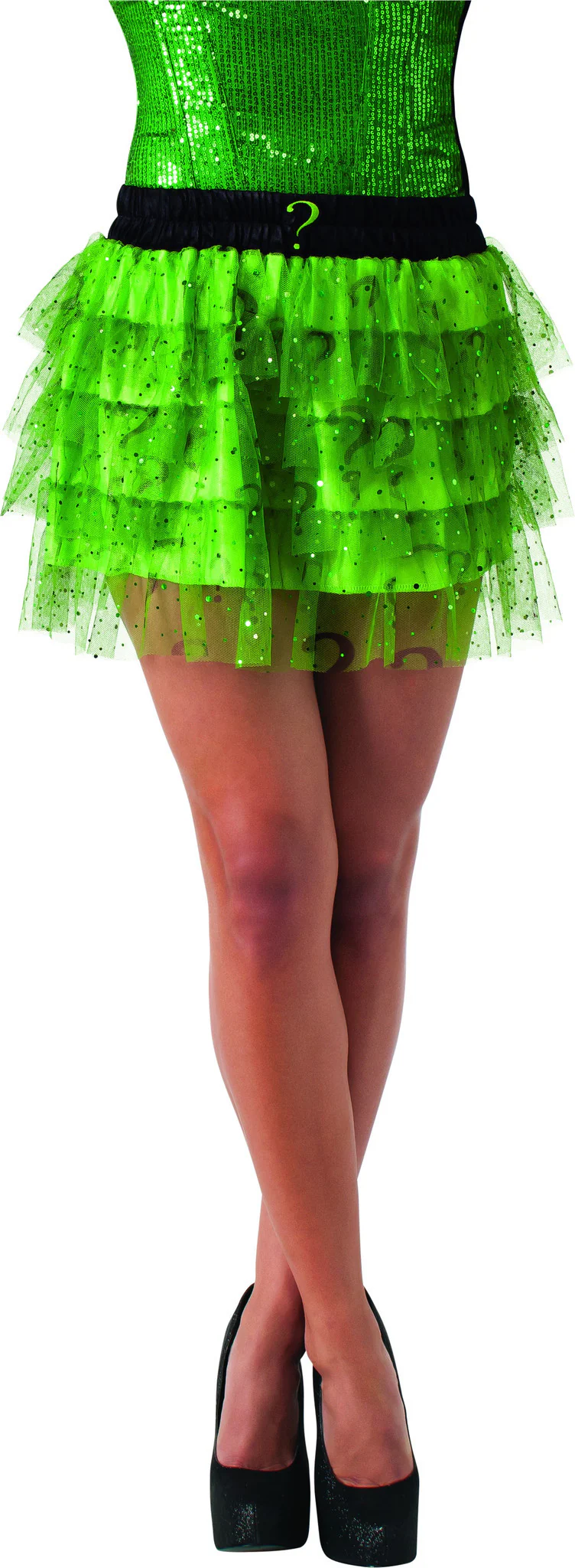 Womens Batman The Riddler Sequin Skirt