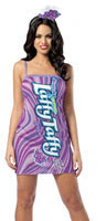 Womens Grape Laffy Taffy Tank Dress