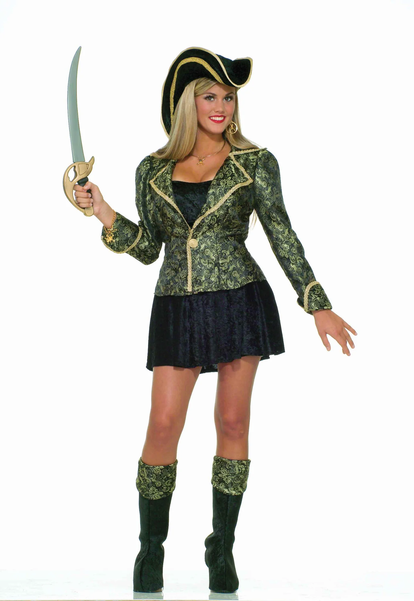 Womens Halloween Costumes Uptown Pirate Costume