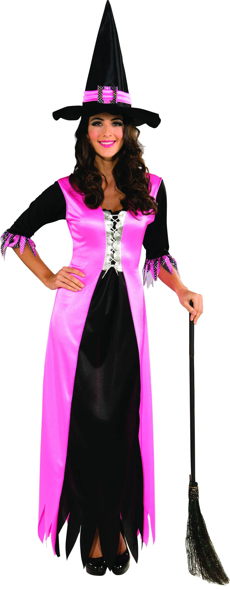 Womens Pink Witch Costume