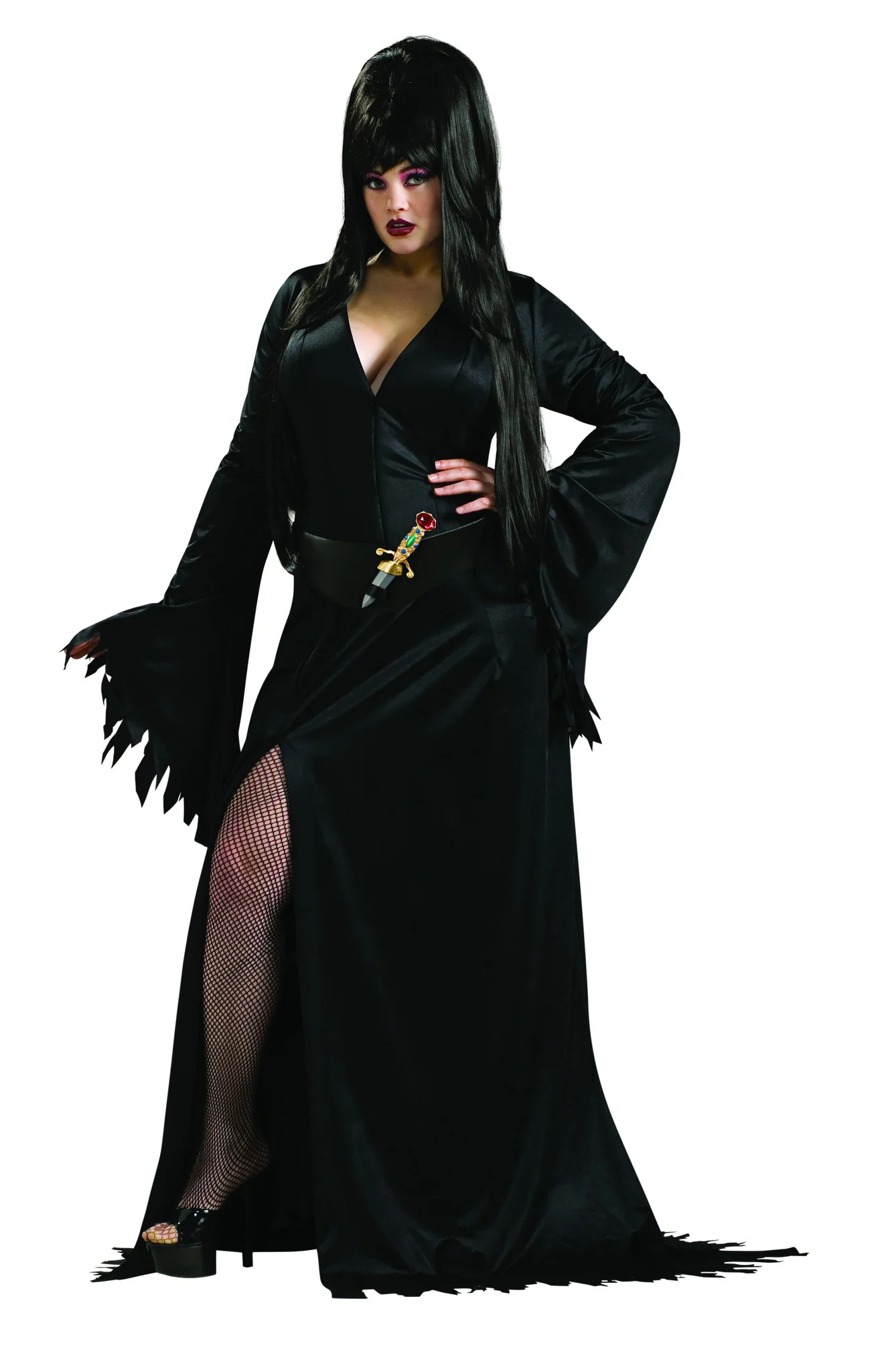 Womens Plus Size Elvira Costume