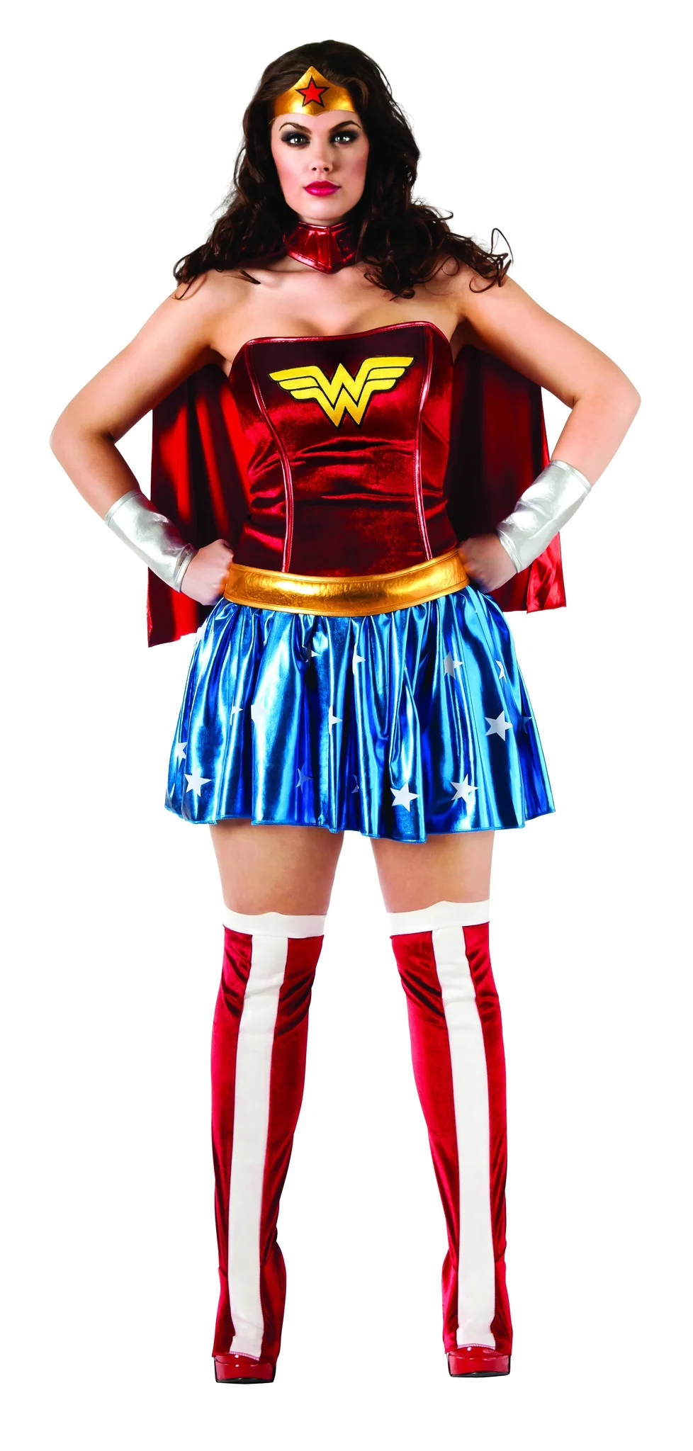 Womens Plus Size Wonder Woman Costume