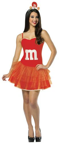 Womens Red M&Ms Party Dress