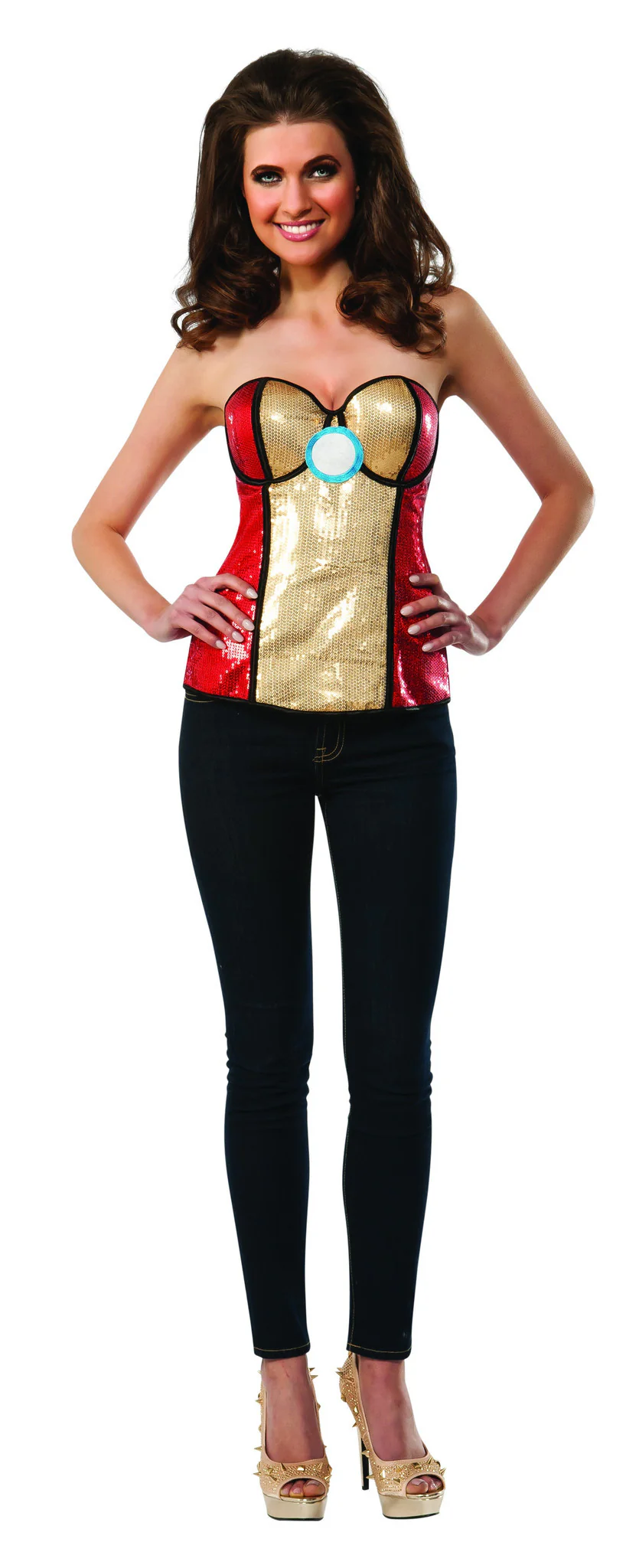 Womens Rescue Sequined Corset