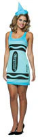 Womens Sky Blue Crayola Crayon Tank Dress