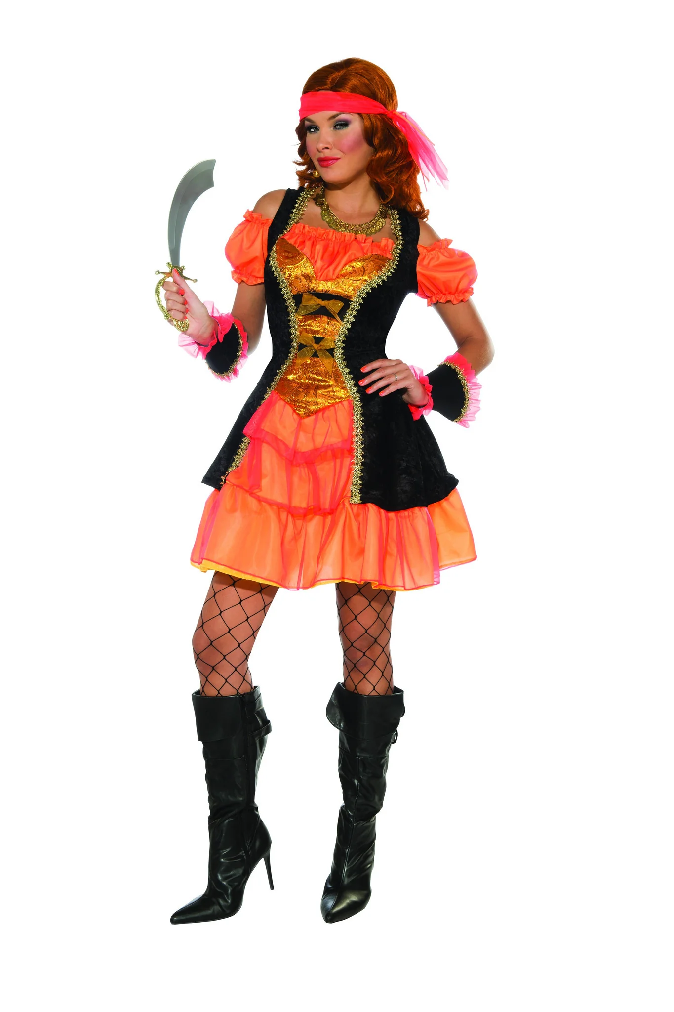 Womens Tangerine Pirate Costume