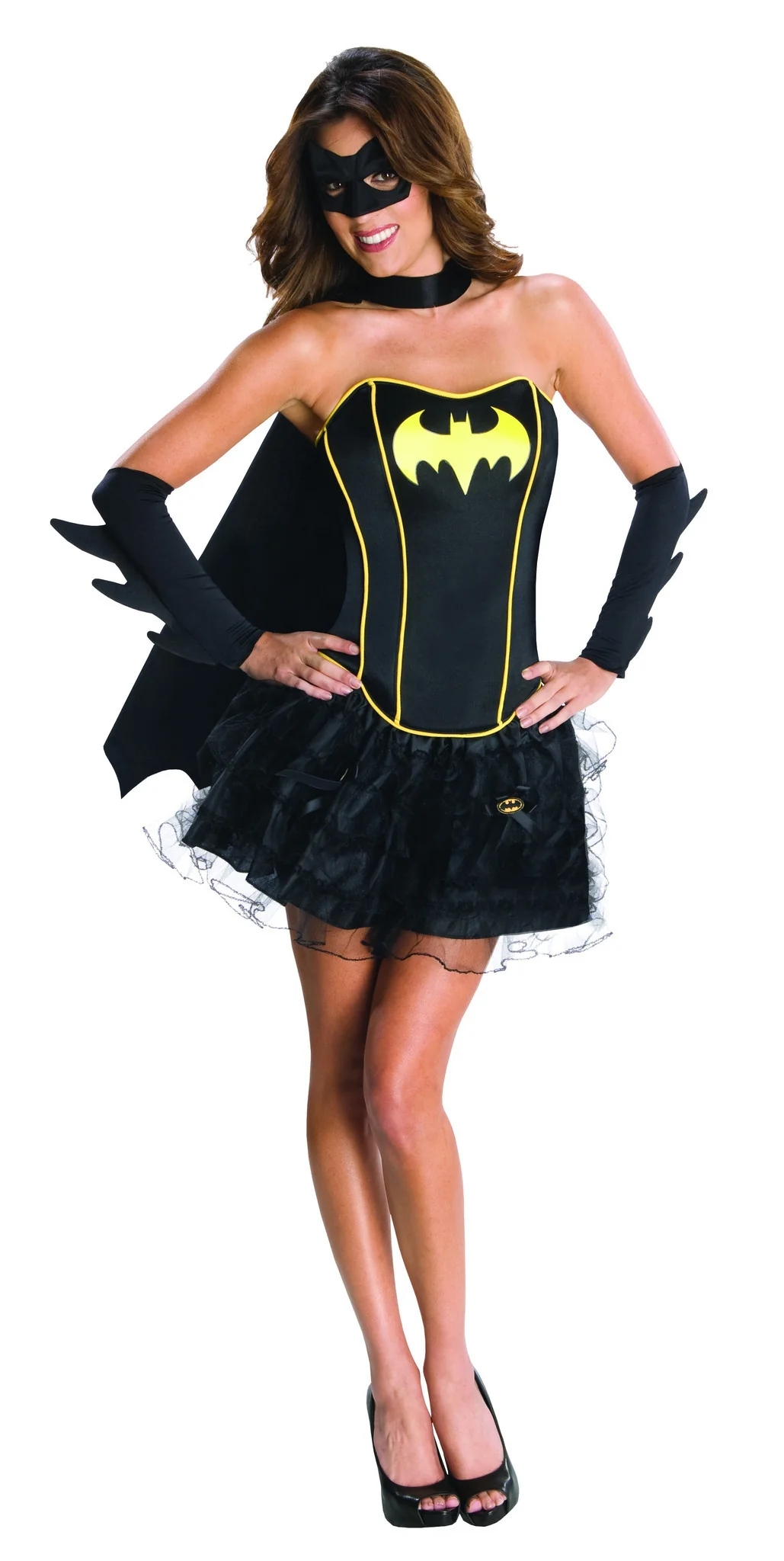 Womens/Teens Batman Batgirl Corset Costume