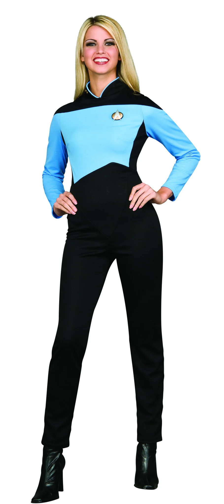 Womens/Teens Star Trek Blue Jumpsuit Costume