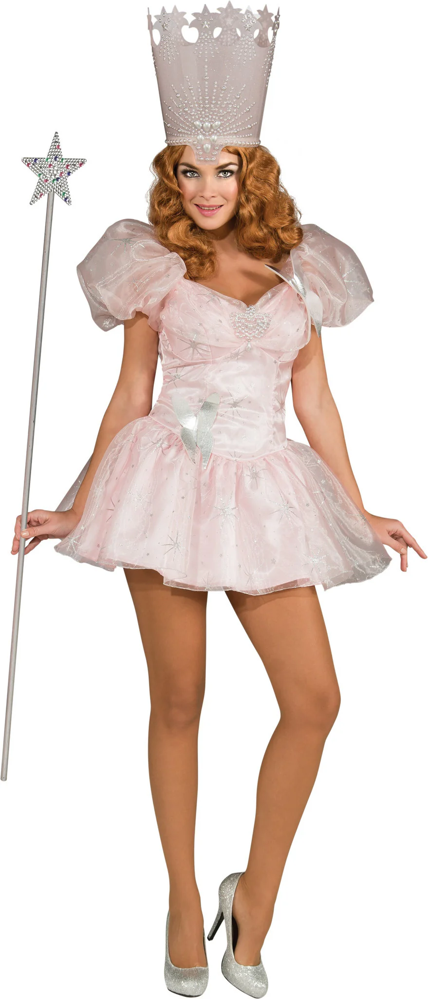 Womens/Teens Wizard of Oz Glinda The Good Witch Costume