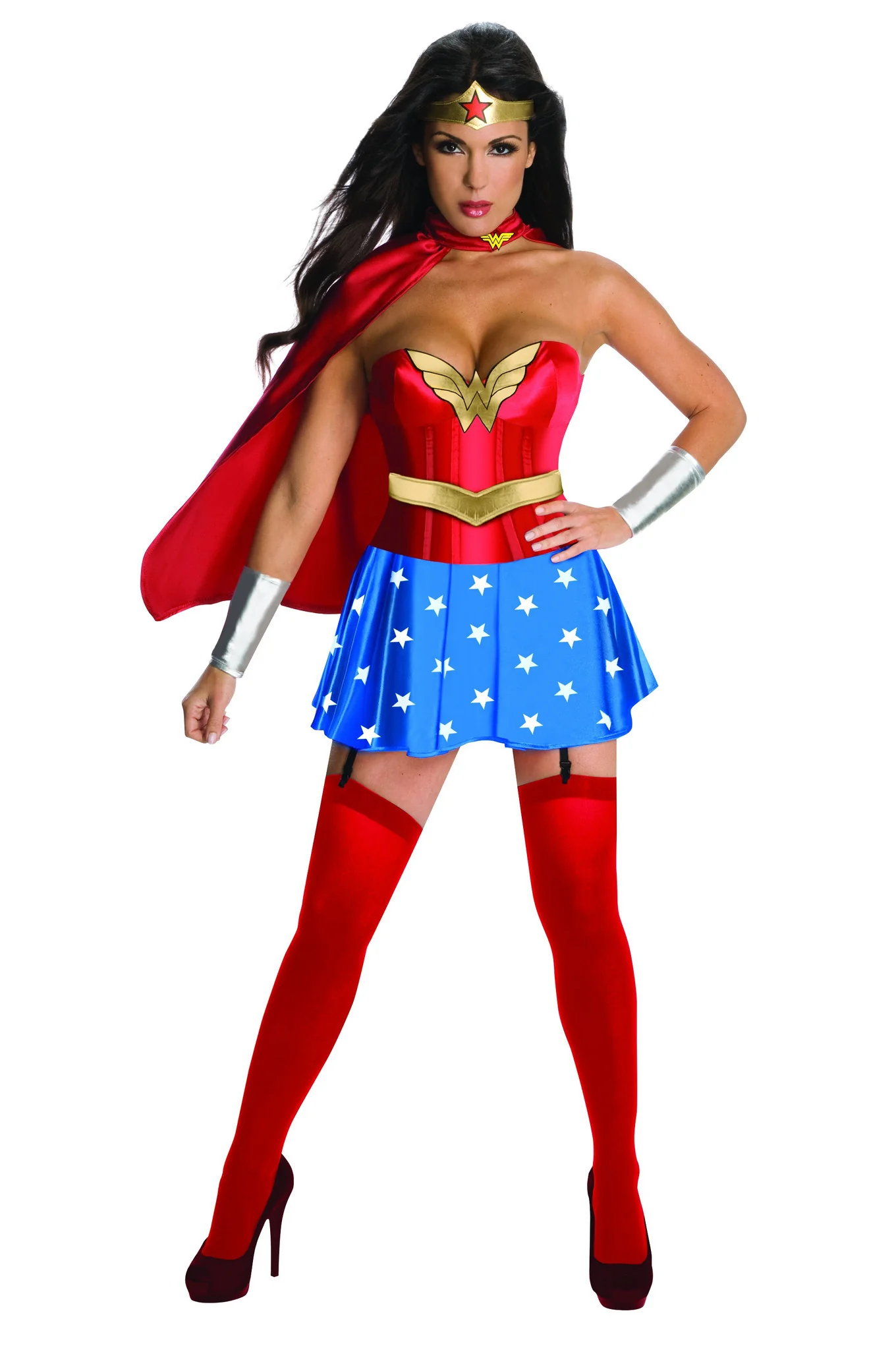 Womens/Teens Wonder Woman Corset Costume