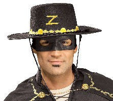 Zorro Hat and Eyemask